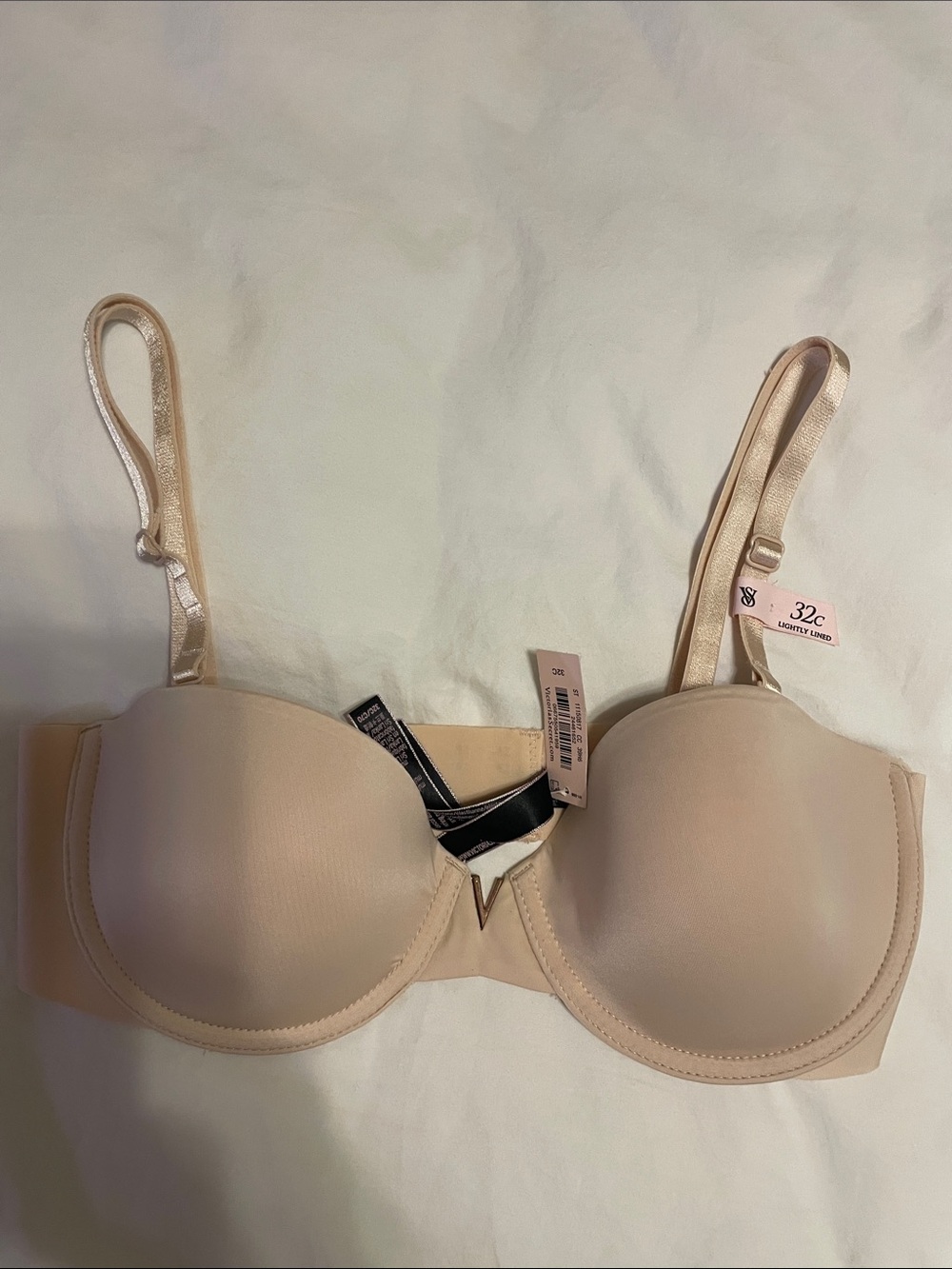 Victoria's Secret Beige Strapless Convertible Bra